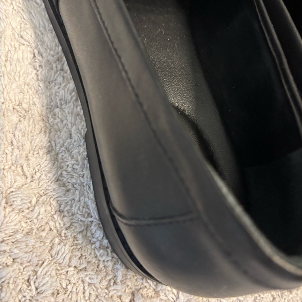 Quince Black Grosgrain Bow Loafers - Picture 10 of 11